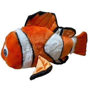 Disney Store Finding Nemo Plush Stuffed Animal Toy 10.5” Clown Fish Orange GUC